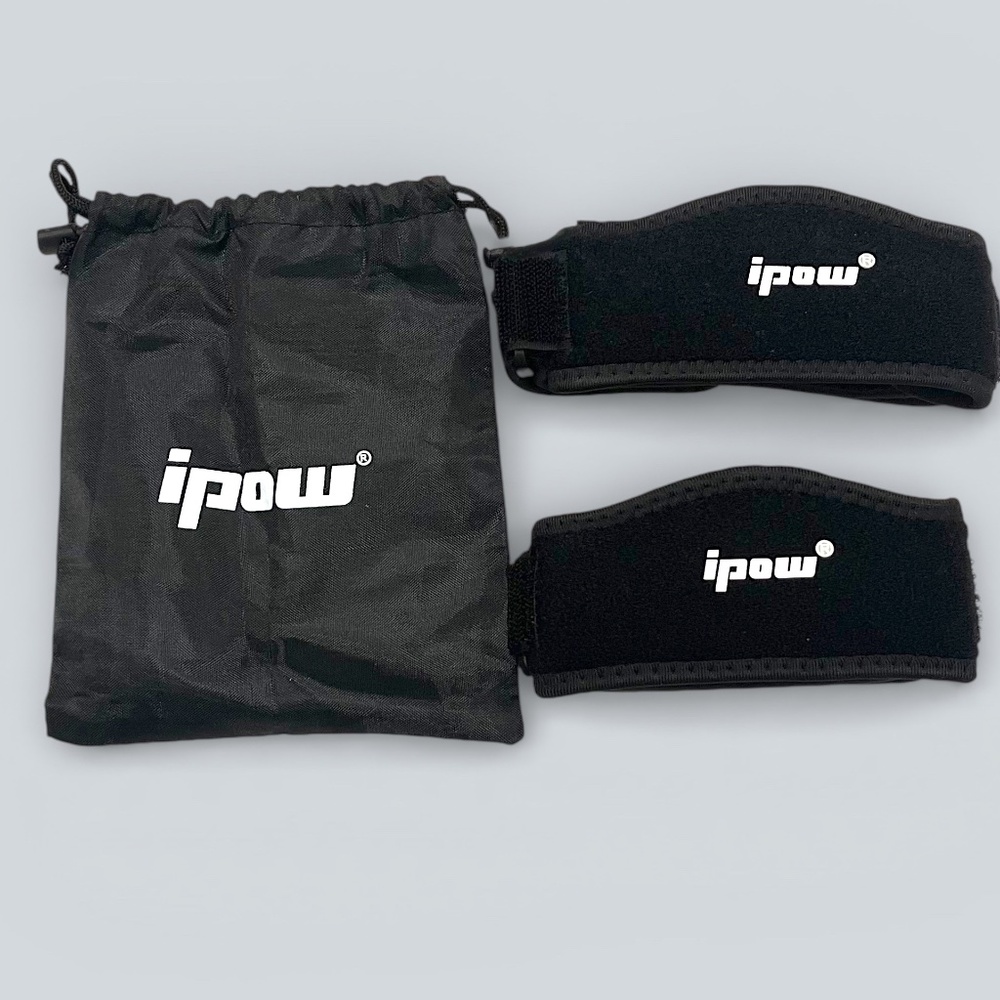 IPOW 2 Pack Wide Adjustable Patella Tendon Knee Strap Like New